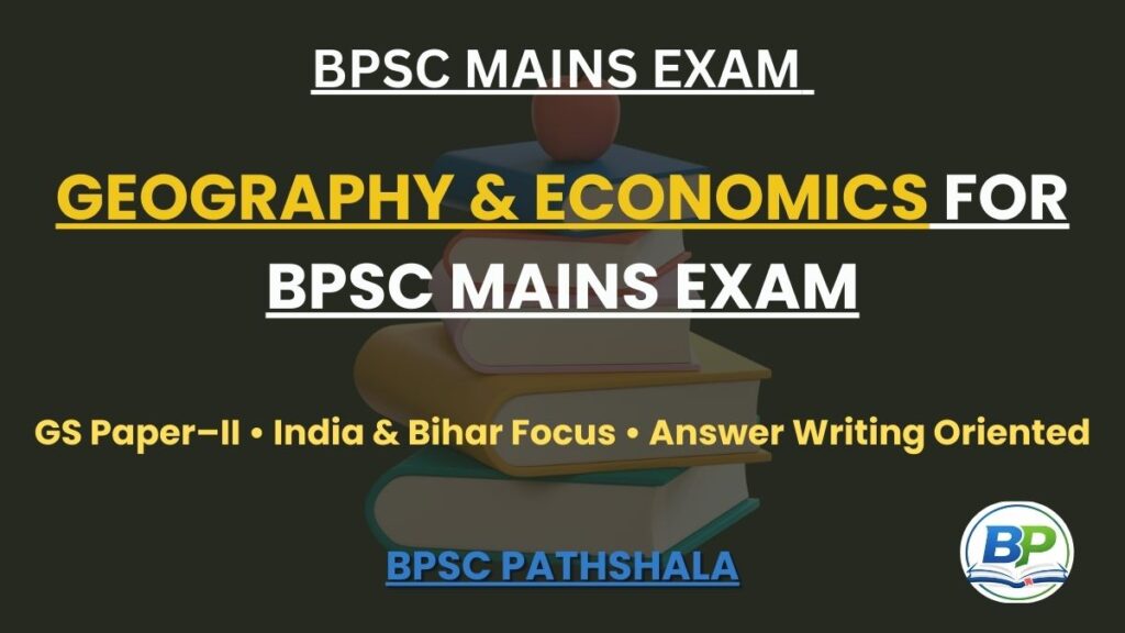 Geography for BPSC Mains Exam