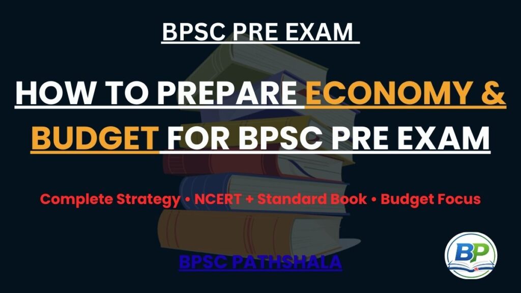 Economy and Budget for BPSC Pre Exam