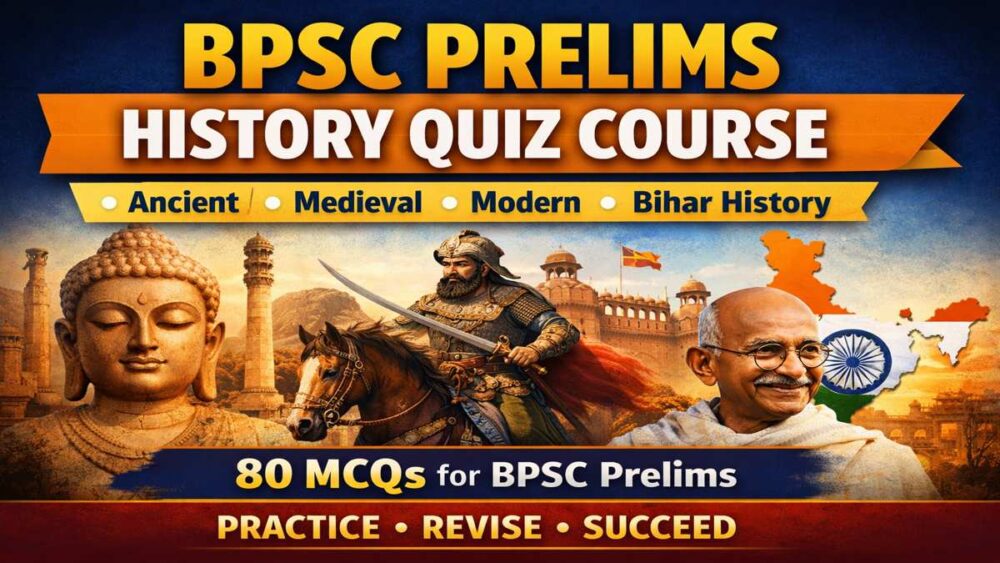 BPSC Prelims History – Quiz Practice