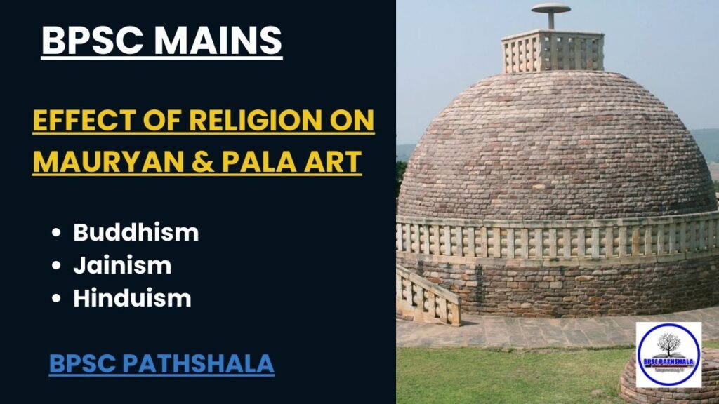 Effect of religion on Mauryan and Pala art