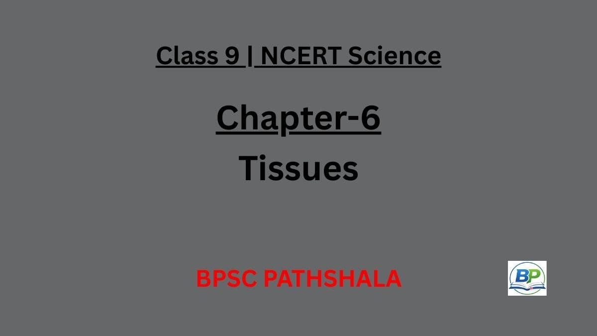 NCERT Class 9 Science Chapter 6 – Tissues Notes