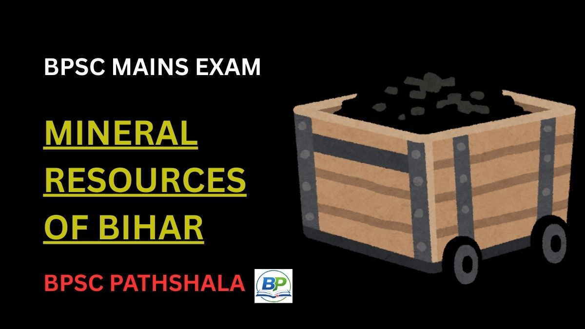 mineral resources of Bihar including limestone belt in Rohtas-Kaimur and gold and uranium occurrences in southern plateau districts