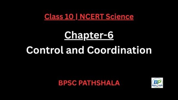 NCERT Class 10 Science Chapter 6 – Control and Coordination Notes (CBSE ...