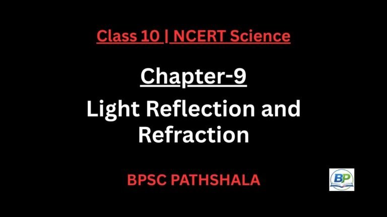 NCERT Class 10 Science Chapter 9 – Light: Reflection and Refraction ...