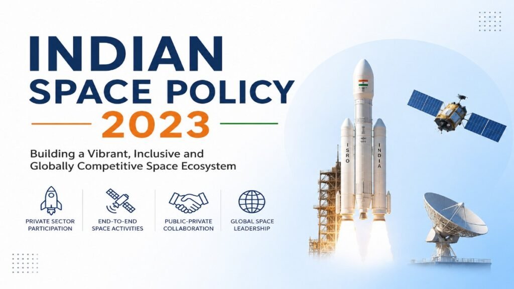 Indian Space Policy 2023 BPSC Notes
