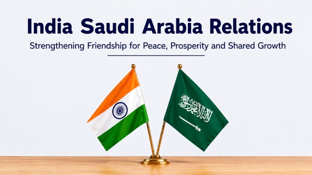 India Saudi Arabia Relations