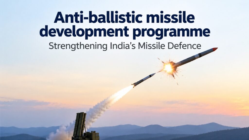 Anti-ballistic missile development programme