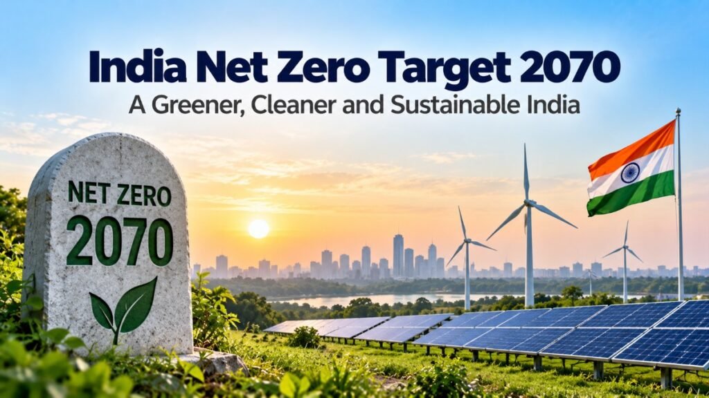 India Net Zero Target 2070